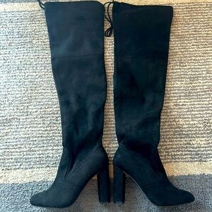 High Rise Black Heels